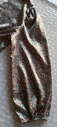 Pormenor da manga do vestido